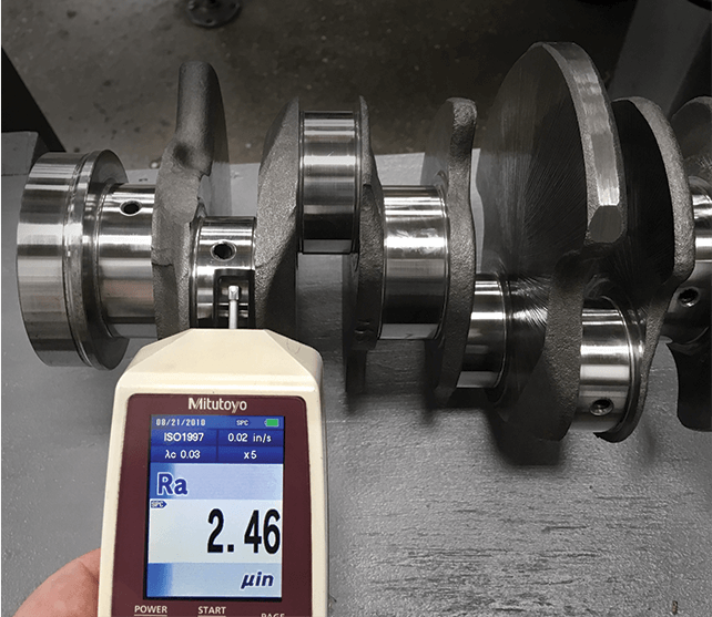 Crankshaft Journal Ra Finish Crankshaft Journal Ra Finish